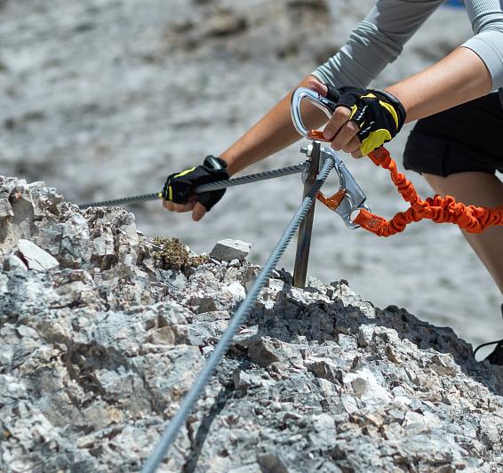 Climbing and via ferrata