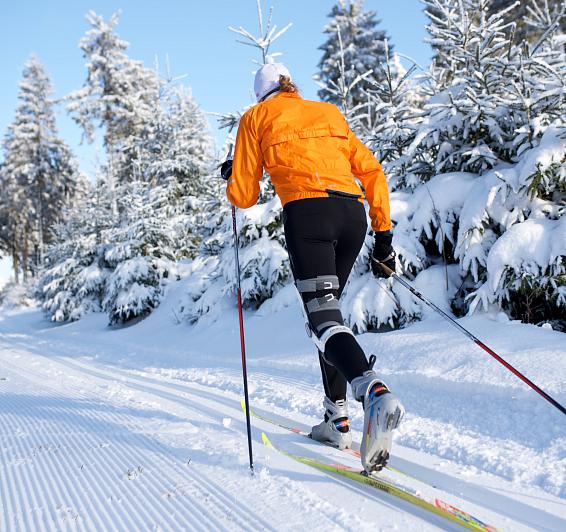 Nordic skiing in Llanos del Hospital